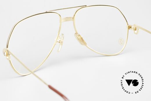 Cartier Vendome LC - M Luxus Aviator Brille 22kt, ungetragen mit original Verpackung (ein Sammlerstück), Passend für Herren