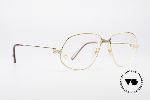 Cartier Panthere G.M. - L 80er Luxus Vintage Brille, KEINE RETRObrille; ein 35 Jahre altes vintage ORIGINAL, Passend für Herren