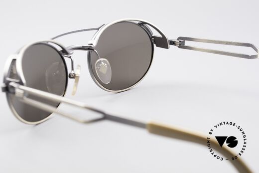 Jean Paul Gaultier 56-7107 Industrial Vintage Brille, KEINE retro Sonnenbrille; ein ca. 25 Jahre altes Original, Passend für Herren und Damen
