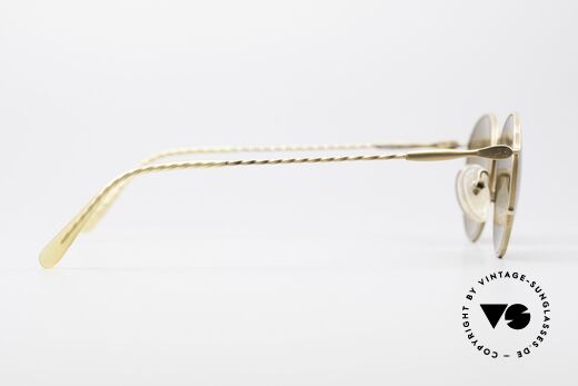 Jean Paul Gaultier 55-2172 Runde Vintage Sonnenbrille, KEINE Retrobrille, sondern 100% vintage Original, Passend für Herren und Damen