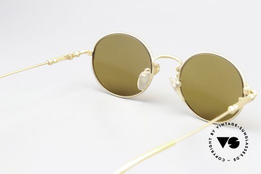 Jean Paul Gaultier 55-6109 Mattgold Und Polarisierend, KEINE RETRObrille, ein kostbares ORIGINAL von 1997, Passend für Herren und Damen