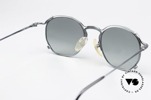 Jean Paul Gaultier 55-2171 90er Vintage Designerbrille, die Metall-Fassung (Gr. 48-20) ist beliebig verglasbar, Passend für Herren und Damen