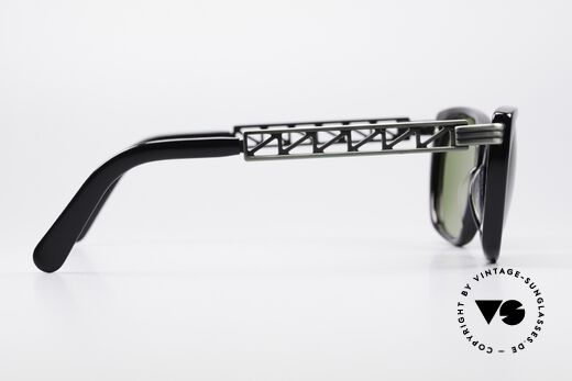 Jean Paul Gaultier 56-0272 90er Steampunk Sonnenbrille, Fassung kann ggf. auch optisch verglast werden, Passend für Herren und Damen