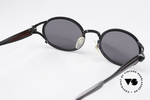 Jean Paul Gaultier 56-7114 Ovale Steampunk  JPG Brille, orig. Sonnengläser können ggf. auch ersetzt werden, Passend für Herren und Damen