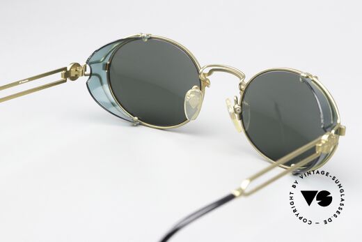 Jean Paul Gaultier 58-6105 Terminator Steampunk Brille, (im Science-Fiction-Klassiker "Terminator 2" von 1991), Passend für Herren und Damen