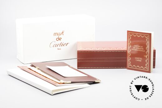 Cartier Mayfair - S Runde Luxusbrille Damen Herren, ungetragener Zustand (ein echtes Sammlerstück), Passend für Herren und Damen Cartier Mayfair - S Runde Luxusbrille Damen Herren, ungetragener Zustand (ein echtes Sammlerstück), Passend für Herren und Damen