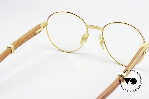 Cartier Bagatelle Bubinga Edelholzbrille Luxus, ungetragenes Einzelstück; begehrt bei Sammlern!, Passend für Herren und Damen