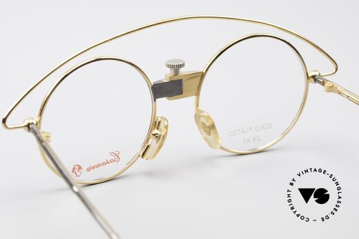Casanova MTC 3 Limitierte Kunstbrille, Fassung (24kt vergoldet), Luxus & Kunst in einem!, Passend für Herren und Damen