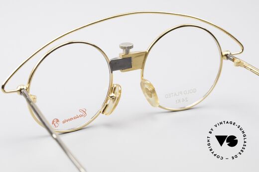 Casanova MTC 3 Limitierte Kunstbrille 90er, Fassung (24kt vergoldet), Luxus & Kunst in einem!, Passend für Herren und Damen