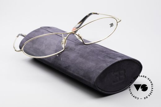 Bugatti 343 Odotype Herren Vintage Designer Brille, Modell als Brille oder Sonnenbrille verglasbar, Passend für Herren