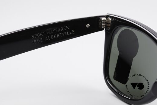 Ray Ban Wayfarer I Olympia 1992 Albertville, Größe: medium, Passend für Herren und Damen