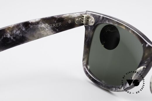 Ray Ban Wayfarer I Limited Edition Gray Frost, KEIN Retronachbau, sondern ein echtes USA-Original, Passend für Herren und Damen