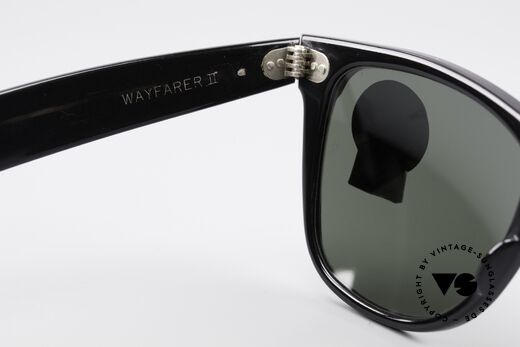 Ray Ban Wayfarer II Sonnenbrille Klassiker 80er, Name: W0530 Wayfarer Street Neat Braun/Schwarz, Passend für Herren und Damen