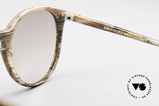 Alain Mikli 901 / 153 Horn Optik Panto Sonnenbrille, KEINE Retromode, sondern ein altes Mikli-Original, Passend für Herren und Damen