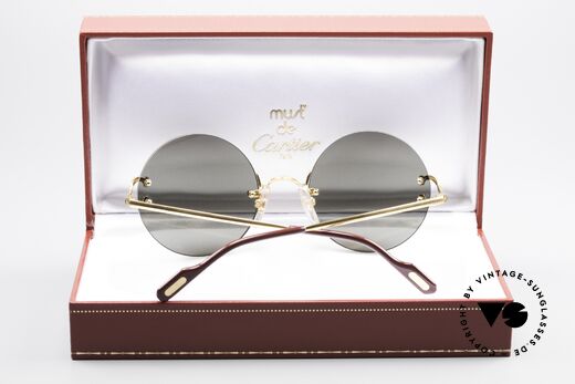Cartier Madison Runde Luxus Sonnenbrille 90er, Größe: small, Passend für Herren und Damen Cartier Madison Runde Luxus Sonnenbrille 90er, Größe: small, Passend für Herren und Damen