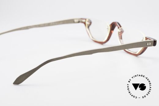 Theo Belgium Eye-Witness AE27 Crazy Vintage Lesebrille, ungetragenes Theo-Einzelstück für die, die sich trauen ;), Passend für Herren und Damen