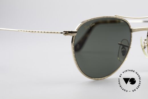 Ray Ban 1940's Retro Round Alte Ray-Ban USA Bausch&Lomb, orig. Name: 1940's Retro Round, W1754, G-15, 48mm, Passend für Herren und Damen