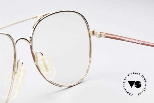 Zeiss 5882 Alte 80er Vintage Brille Herren, Fassung gemacht für optische Gläser / Sonnengläser, Passend für Herren