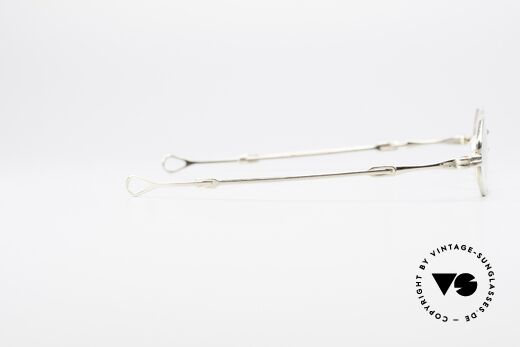 Lunor I 01 Solid Gold Echtgoldbrille Feingold Brille, absolute LUXUS-Brille mit genialen Schiebebügeln, Passend für Herren und Damen
