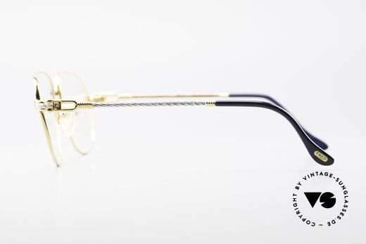 Fred Zephir - M Luxus Segler Brille Herren, KEIN RETRO; sondern ein kostbares Original; Gr. 56-17, Passend für Herren