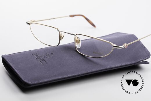Bugatti 11708 Vintage 90er Luxus Lesebrille, die Demogläser können beliebig ersetzt werden, Passend für Herren