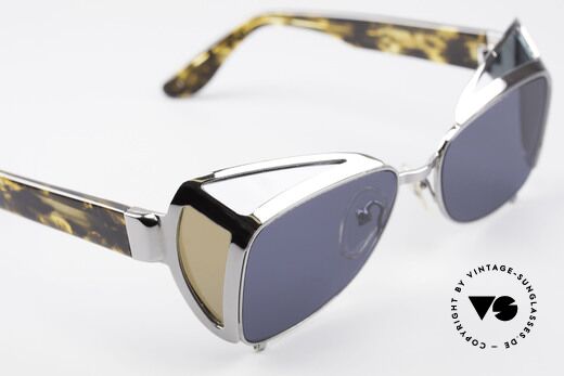 Jean Paul Gaultier 56-9272 Steampunk Sonnenbrille JPG, KEINE retro Sonnenbrille, vintage 1990er Original, Passend für Herren