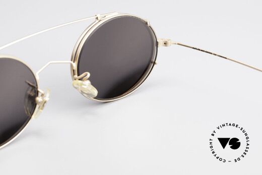 Cutler And Gross 0305 Sonnenbrille mit Sonnenclip, Größe: medium, Passend für Herren und Damen