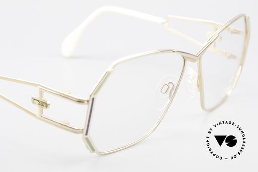 Cazal 225 Old School 80er HipHop Brille, die Fassung ist für optische (Sonnen)-Gläser geeignet, Passend für Damen
