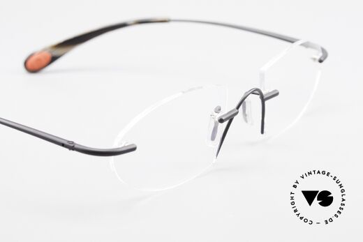 Bugatti 357 Odotype Randlose Designerbrille Rar, circa 20 Jahre altes Einzelstück; ungetragen, Passend für Herren