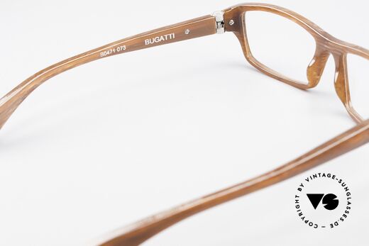 Bugatti 471 Klassische Designerbrille Men, Modell ist als Brille oder Sonnenbrille verglasbar, Passend für Herren