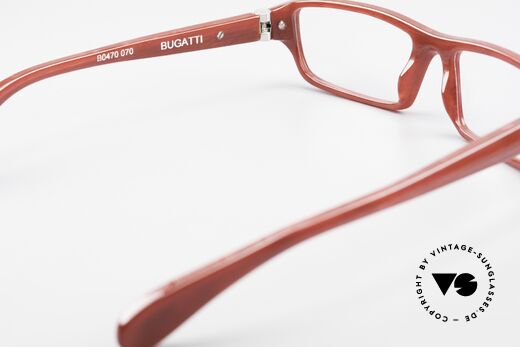 Bugatti 470 Edle Designerbrille Dunkelrot, !das DUNKELROT erscheint auf den Fotos heller!, Passend für Herren