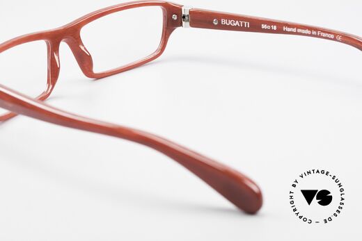 Bugatti 470 Edle Designerbrille Dunkelrot, Größe: medium, Passend für Herren