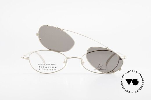 Yohji Yamamoto 52-9011 Clip On Titanium Brille GP, Größe: large, Passend für Herren und Damen