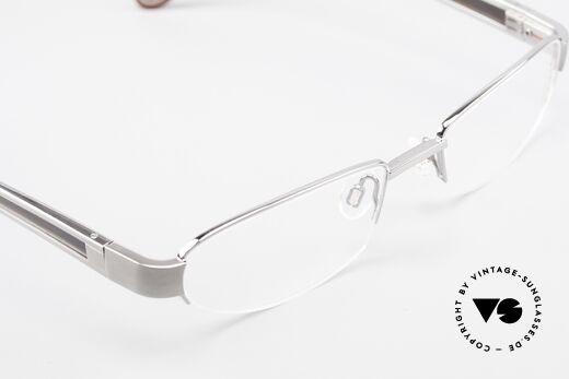 Bugatti 520 Ebenholz Brille Ruthenium, ungetragenes Luxus-Modell; eine Rarität für Kenner, Passend für Herren