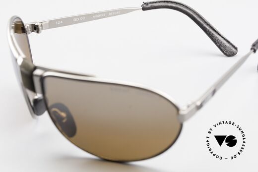 Cebe Dakar Jungle QD02 High-Tech Rennfahrer Brille, ein 30 Jahre altes Original; Leder blättert leicht ab, Passend für Herren und Damen