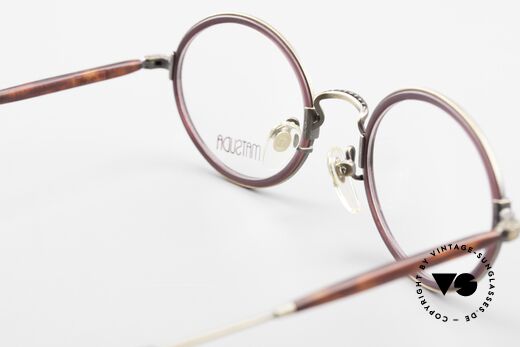 Matsuda 2834 Rund Ovale 90er Luxus Brille, KEINE Retromode, sondern ein 25 Jahre altes ORIGINAL!, Passend für Herren und Damen