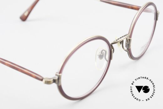 Matsuda 2834 Rund Ovale 90er Luxus Brille, Größe: medium, Passend für Herren und Damen