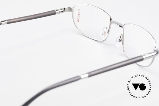 Bugatti 537 Echthorn Brille Ruthenium, ungetragenes Luxus-Modell; eine Rarität für Kenner, Passend für Herren
