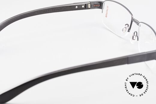 Bugatti 529 Ebenholz Titanium Brille XL, ein echtes Spitzen-Produkt; mehr Qualität geht nicht, Passend für Herren