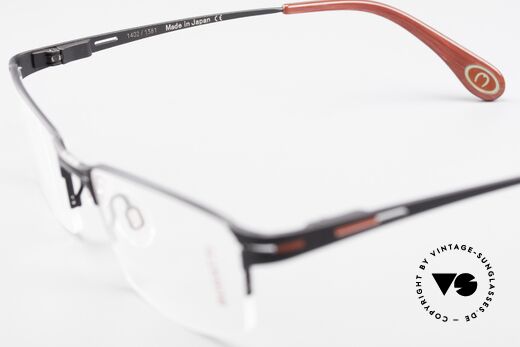 Bugatti 456 Titanium Brille Nylor Faden, Größe: large, Passend für Herren
