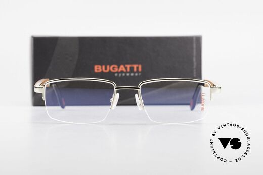 Bugatti 547 Padouk Edelholz Brille Gold M, Größe: medium, Passend für Herren