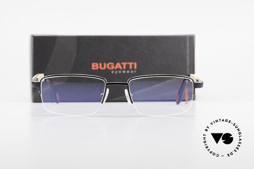 Bugatti 547 Walnussholz Luxus-Brille M, Größe: medium, Passend für Herren