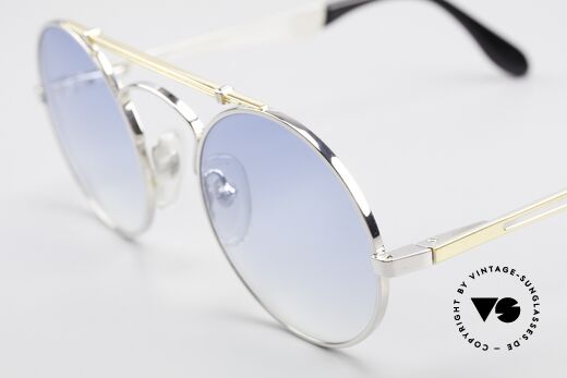Bugatti 11709 80er Luxus Sonnenbrille Rund, keine Retrobrille; sondern ein 30 Jahres altes Original, Passend für Herren