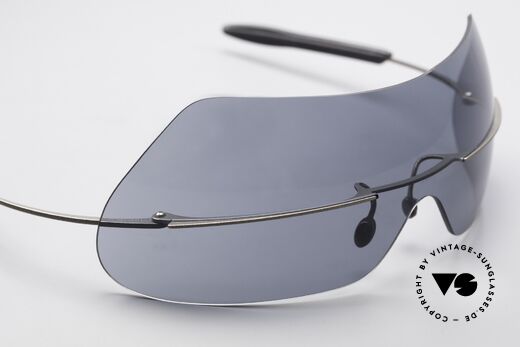 Theo Belgium Satisfashion 138 Sonnenbrille mit Augenbrauen, ungetragenes Theo-Einzelstück für die, die sich trauen, Passend für Damen