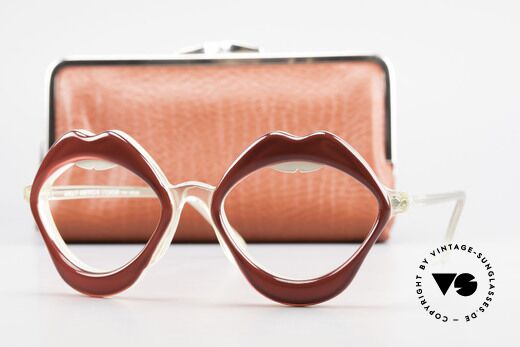 Anglo American Optical LIPS AAO Lippenbrille 60er Original, Größe: medium, Passend für Damen