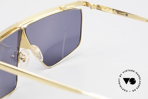 Casanova FC10 Nasenbrille 24kt Sonnenbrille, kunstvolle vintage Rarität in ungetragenem Zustand, Passend für Herren und Damen
