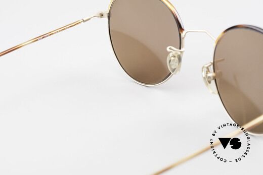 Cutler And Gross 0391 Runde Brille Windsorringe, KEINE Retrobrille, sondern ein 20 Jahre altes Original!, Passend für Herren und Damen