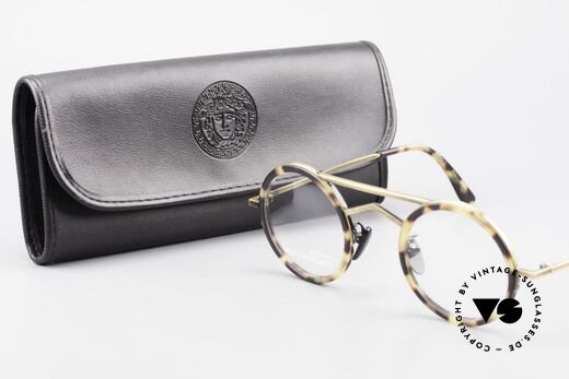 Gianni Versace 620 Runde 90er Vintage Brille, KEINE Retrobrille, sondern echt 90er Jahre Original, Passend für Herren und Damen
