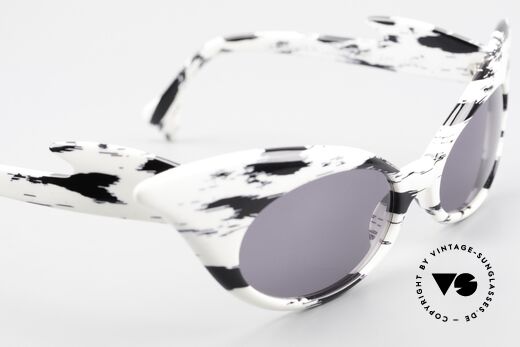 Alain Mikli D309 / 2105 Limited Edition 101 Dalmatiner, dunkelgraue CR39 Sonnengläser (für 100% UV Schutz), Passend für Damen