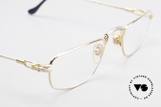 Fred Demi Lune Halbmond Luxus Lesebrille, Nicht retro; sondern ein kostbares altes vintage Original, Passend für Herren und Damen